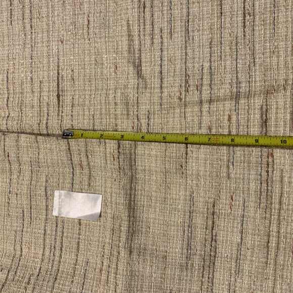 CURTAINS - 80x17.5 JC Penney Home Top Blouson Valance JewelTex Eggshell khaki - Picture 8 of 10